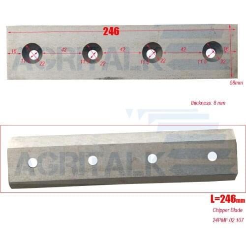 Rotating wood chipper blades for most of Chinese brands wood chipper, part number: 24PMF.02.107