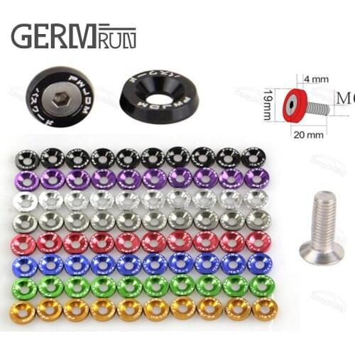 JDM Aluminum Fender Washers For Hond@ Civi*c Integra RSX EK (10 Pack)washers and bolt