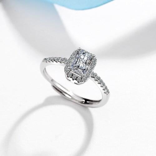 S925 Sterling Silver Jewelry wedding rings for couples resizable rings for women rings for women engagement silver jewelry