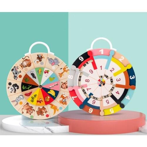 Montessori Materials Childrens Double-sided Learning Multiplication Decomposition Montessori Educational Wooden Toys for kids