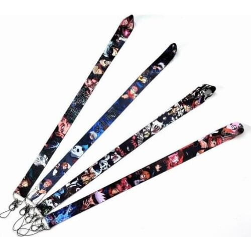 New Anime Jujutsu Kaisen lanyard Neck Strap Lanyards Badge Holder Rope Pendant Key Chain