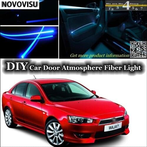 NOVOVISU For Proton Waja / Impian / Wira interior Ambient Light Atmosphere Fiber Optic Lights Inside Door Panel illumination