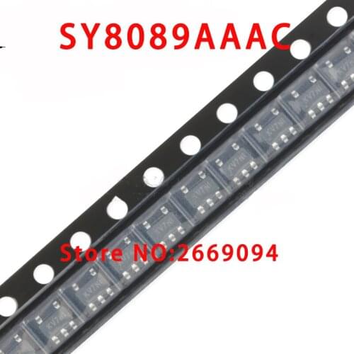 3000pcs/lot New SY8089AAAC SY8089A KVXXX Synchronous step-down voltage regulator SOT23-5