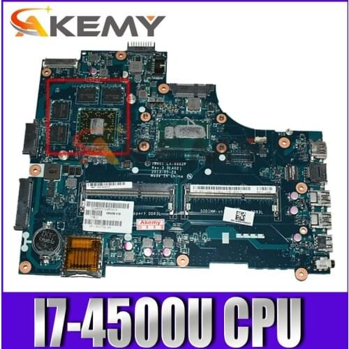Original laptop Motherboard For DELL Inspiron 15R 5537 3537 I7-4500U Mainboard CN-0P28J8 0P28J8 VBW01 LA-9982P SR16Z 216-0846009