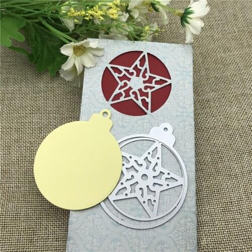 Pentagram bookmark Metal Cutting die keychain shaker Heart Paper Key Chain Scrapbook Paper Craft Card Punch Art Knife Cutter