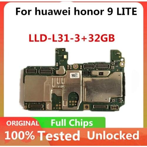 32gb For huawei honor 9 LITE Motherboard original For huawei honor 9 LITE Mainboard Logic Board With Android System unlocked
