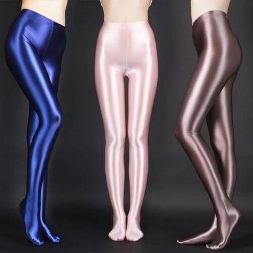 Metelam Ladies Opaque Shine Stain Tights Super Shiny Glossy Stockings Dance Club Pantyhose Plus Size