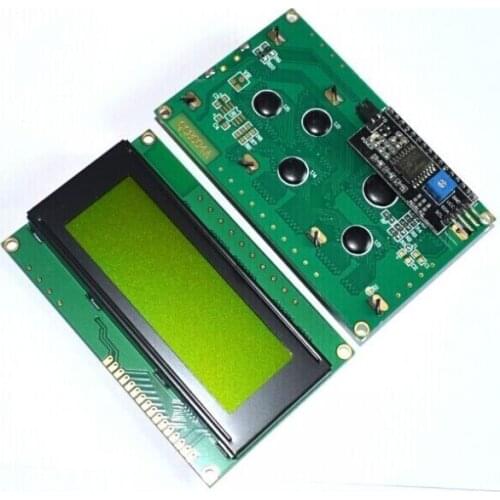LCD-module Yellow green screen IIC/I2C 2004 5V LCD forarduino provides library files