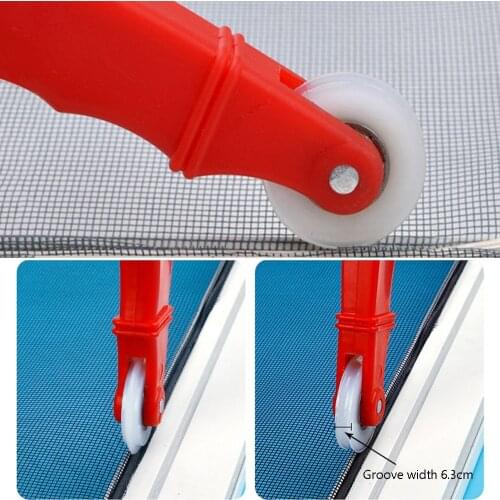 1PC Rubber Gauze Wheel Window Install Tool Screen Door Window Installation Hand Spline Roller Rolling Tool
