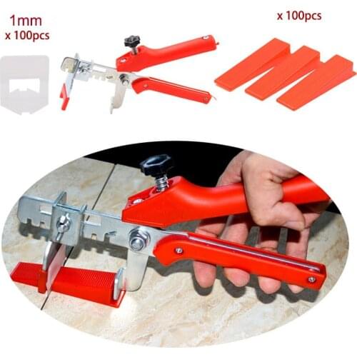 201 PCS 1mm 1/32" Ceramic Floor Tile Leveling System Starter Kit Tile Spacer Leveler Alignment Lippage System