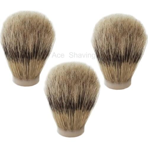 3Pcs/Lot Boar Bristle Hair Shaving Brush Knot Size 19/22/24/27mm Mens Beard Barber Accessories
