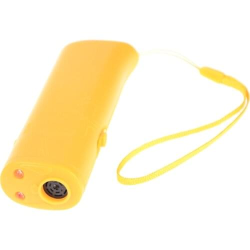 3 in 1 Anti Barking Stop Bark Ultrasonic Pet Dog Repeller Training Device Trainer With LED Random New