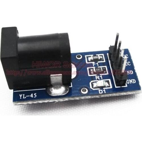 5pcs/lot) DC-005 DC Power Supply Adapter Converter Plate PCB Module 5.5x2.1mm DC jack Socket