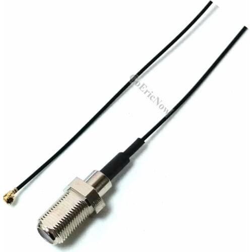5 pcs RF Coaxial F Female/Male to IPEX Ipx UF.L 1.13MM/RG178 Cable Connector Plug (10cm,15cm)