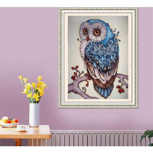 5D DIY New Animals Owl Diamond Embroidery Diamond Painting Cross Stitch Picture Of Rhinestones Full Square Diamond Mosaic Kits