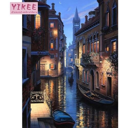 5d diy diamond painting crystal,nightscape,diy mosaic,diamond painting 5d