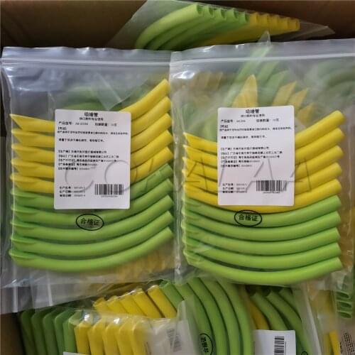 Factory price 20pcs Dental High Volume Suction Tips Duckbill Evacuation Tips 16mm for children or 20mm for Adult