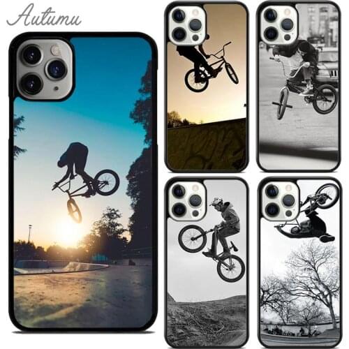 BMX Bike Extreme Sport Phone Case for iPhone 11 12 Pro Max mini X XR XS SE 2020 5 6S 7 8 Plus Samsung Galaxy S9 S10 Cover shell