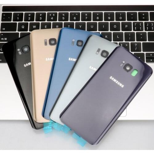 6.2" For SAMSUNG Galaxy S8 PLUS G955F Back Battery Cover Door Rear Glass Housing Case Replace For SAMSUNG S8 plus Battery Cover