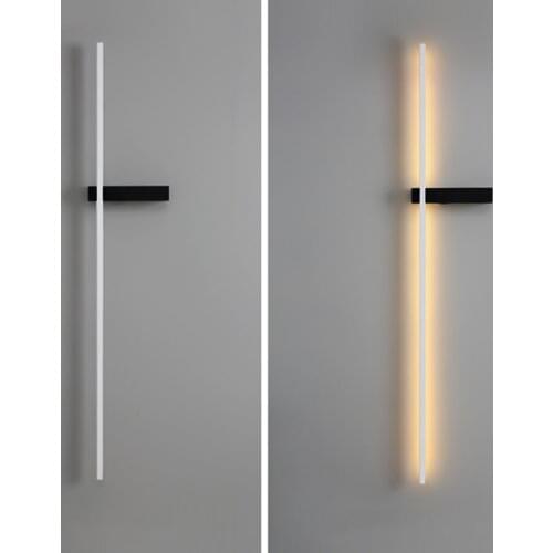 Nordic Minimalist Wall Lamp Modern LED Living Room TV Background Long Strip Wall Lamp Bedroom Bedside Lamp Led Atmosphere Lamp