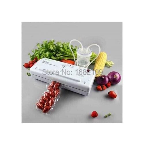 Free Shipping Dry Wet Dual-Use Multifunction Vacuum Sealing Machine Household Packer 110V or 220V