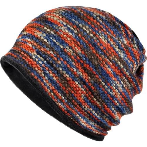 Men Women Cotton Velvet Keep Warm Scarf Hat Comfortable Unisex Ear Protect Winter Windproof Dual Use Beanies Cap