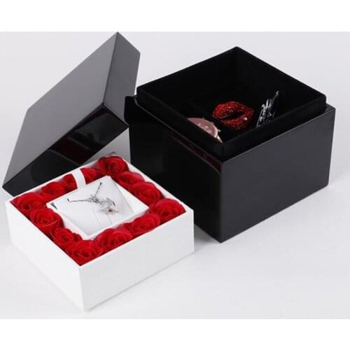 Jewelry Organizer Jewelry Case Boxes Jewelry Box Joyeros Organizador De Joyas Flower Box Gift Box Pendant Display Box