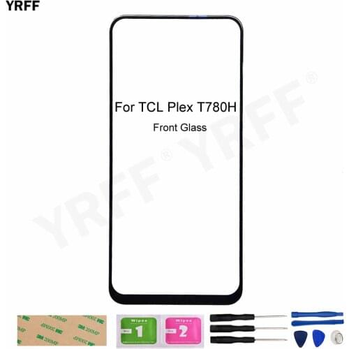 Front Glass Panel For TCL Plex T780H (No Touch Screen) 6.53'' Outer Glass Panel Cover Phone Repair Sets