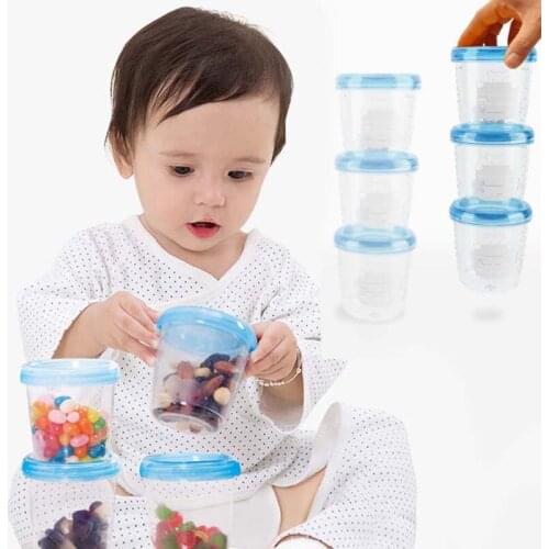 Food Grade PP 1 Grids Baby Food Bottle Milk Powder Case Portable Baby Infant Powder Milk Storage Dispenser Container Travel Bowl