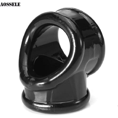 Silicone Penis Ring Cock Ring Delay Ejaculation Penis Enlargement Sex Toys for Men Male Scrotal Binding Triple Lock Sperm Ring