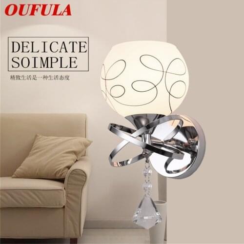 OUFULA Wall Lights Modern LED Lights Simple Indoor Fixture Decorative For Home Living Room