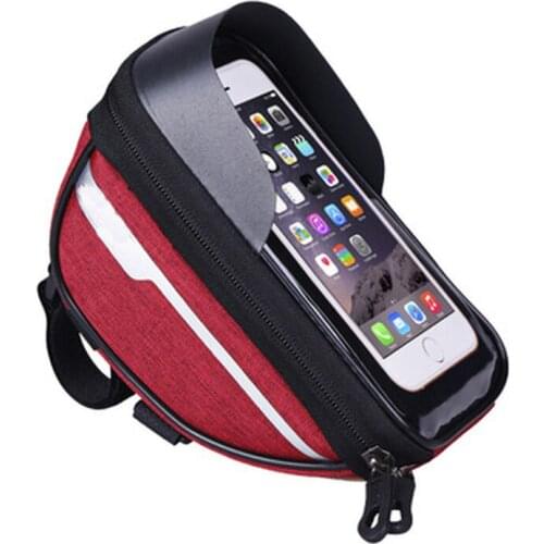 Touchscreen Waterproof Bicycle Bag,MTB & Road Bike Front Tube Cycling Bag, Phone Bag Bicycle Accessories