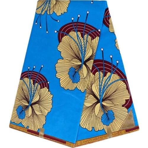 2021 New Fashion Style African Women Cotton 6yards Fabric