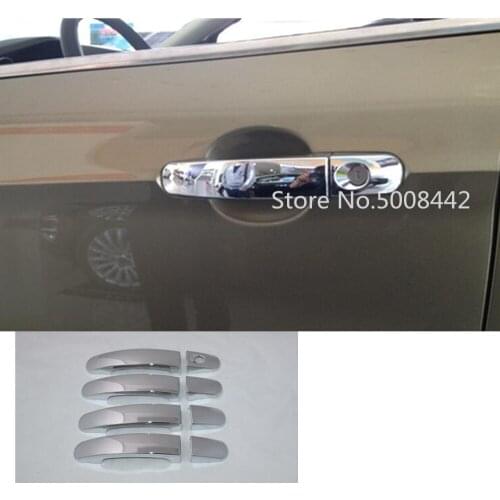 Car Body Styling Stick Frame Lamp Trim ABS Chrome Door Handle Armrest Panel Hoods 8pcs For Ford Kuga Escape 2017 2018 2019 2020