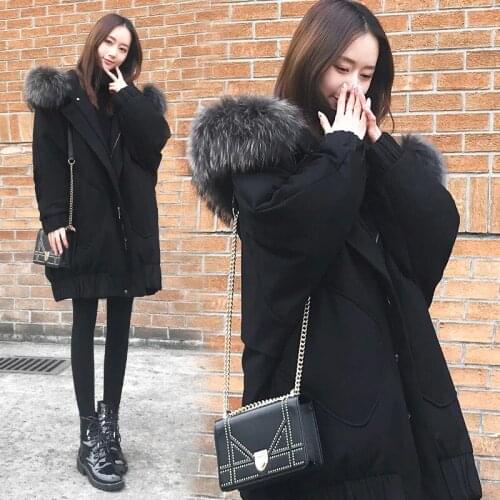 AKSAYA MATI Women's Parkas With A Hood
