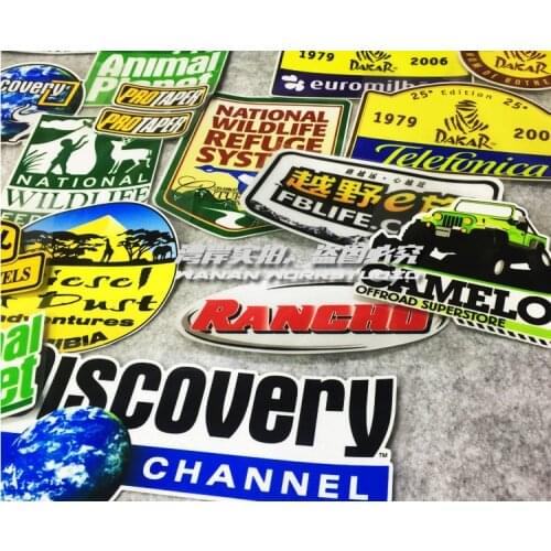 Car Stickers SUV 4X4 Discovery Animal Planet Motorcycle Vinyl Decals Reflective Car Styling