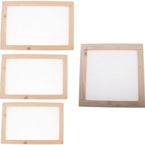 Handmade Paper Art Crafts Screen Frame Ancient Paper Making Method Wooden Paper Making Crafting Papermaking Mould Frame Screen