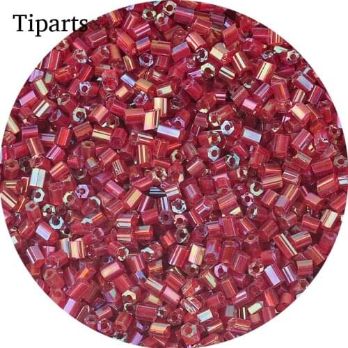 45000pcs/lot 2mm Czech Glass Seed Beads Charm Miyuki Beads Small Tube Loose Bead For DIY Jewelry Making Earrings Bracelet