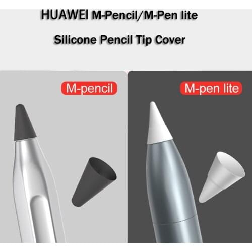 8pcs Touchscreen Pen Nib Case For HUAWEI M-Pen lite Soft Silicone Pencil Tip Cover For HUAWEI M-Pencil Protector Stylus Pen Case