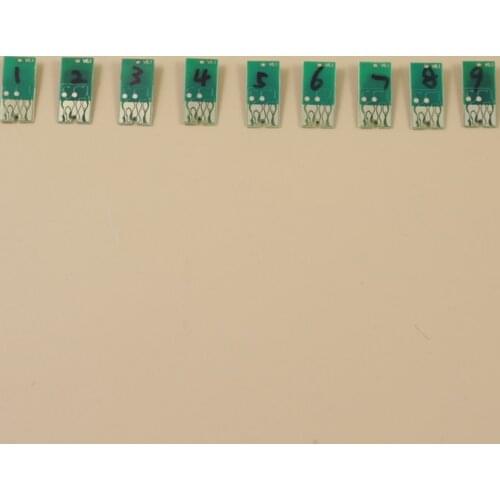Ink cartridge chips for Epson stylus pro 7890 9890 7908 9908 wide format printers 9 colors/set