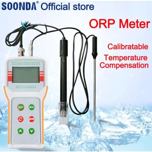 Digital Calibratable ORP meter Water Quality Tester Water MV Meter Oxidation Reduction Potential Tester Temperature Compensation