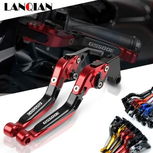 For Suzuki GS500E Motorcycle Adjustable Extendable Brake Clutch Levers GS 500E GS 500 E 1994 1995 1996 1997 1998 Accessories