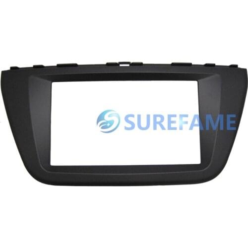Double Din Car Radio DVD Dash Kit for Suzuki S Cross 2015+ Installation Fascia Panel Audio Dash Trim Kit Facia Bezel Console