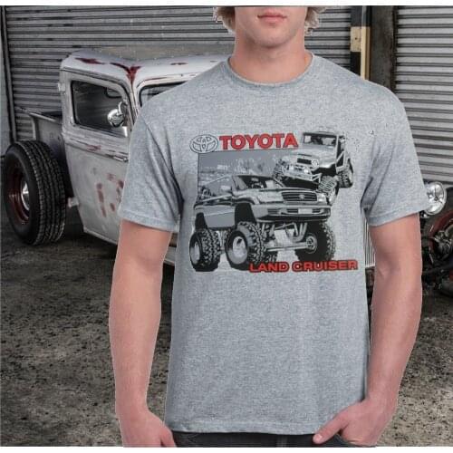 Japan Car Toyo Land Cruiser Land Cruiser 4X4 Off Road Men Creative Casual Short Sleeve Novelty Funny Tees Shirt