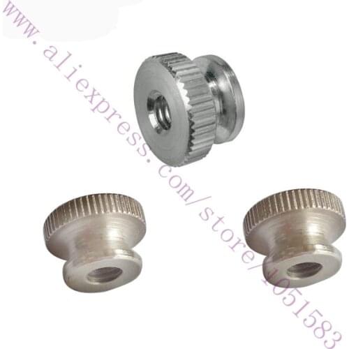 12pcs 3D printer Heated bed leveling nut M3 M4 M5 Knurled Thumb Nuts thumbscrew for UM2 Ultimaker 2 /MK Replicator/ Reprap