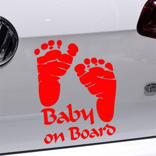 3 Pieces Customization Baby on board Car Body baby care Stickers Car Styling For all car accessories