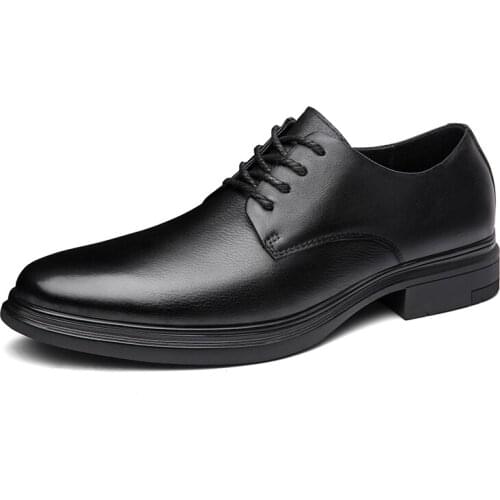 Summer Leather Lace Up Wedding Office Man Shoes