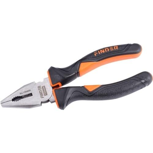 H7JB Electrician Mechanical Pliers Heavy Duty Multi-Function Combination Pliers with Wire Stripper Multitool Pliers Ergonomic