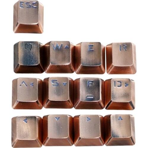 Keycap Metal Translucent Keycap Mechanical Keyboard Personality Frosted Feel Keycap for Mechanical Keyboard