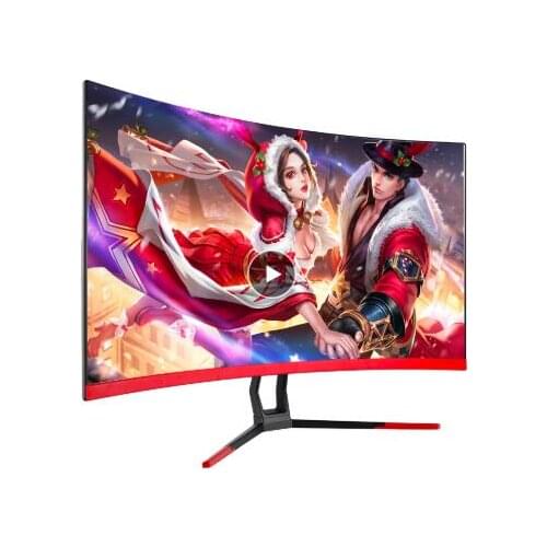 24 Inch 27" 32" 75Hz 1920*1080p Curved Monitor PC 27inch" MVA/SPVA Computer Display Screen Full Hd Input 4ms Respons HDMI/VGA